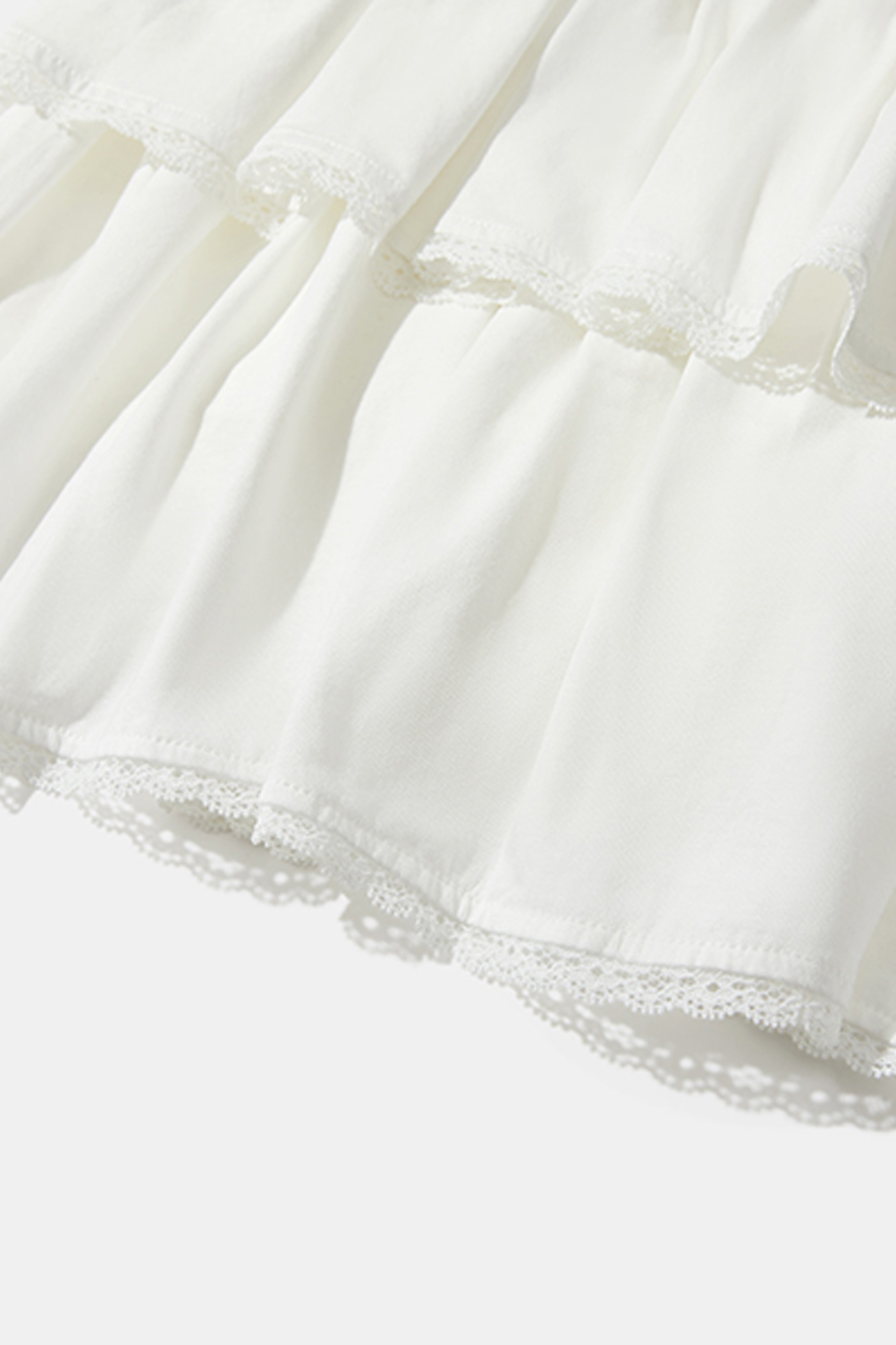 High-Waist Ruffle Skirt|yescci-YESCCI.com