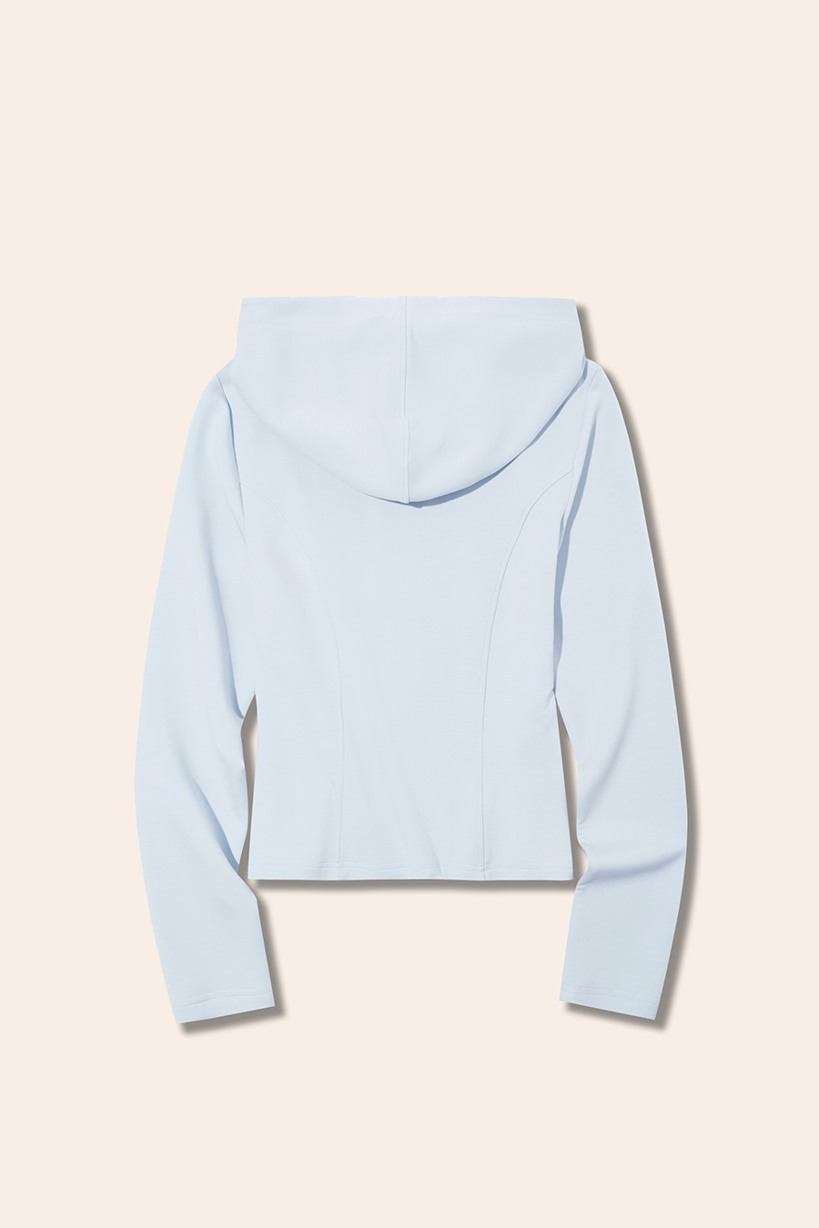 Fitted Zip-Up Hooded Jacket|yescci-YESCCI.com
