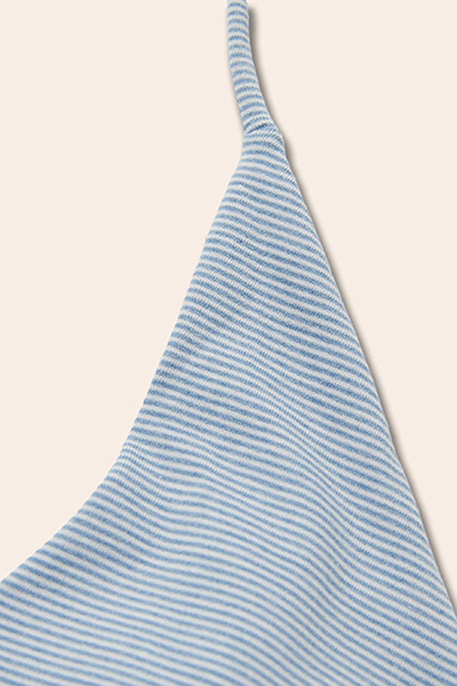 Halter Tie Striped Bikini Top|yescci-YESCCI.com