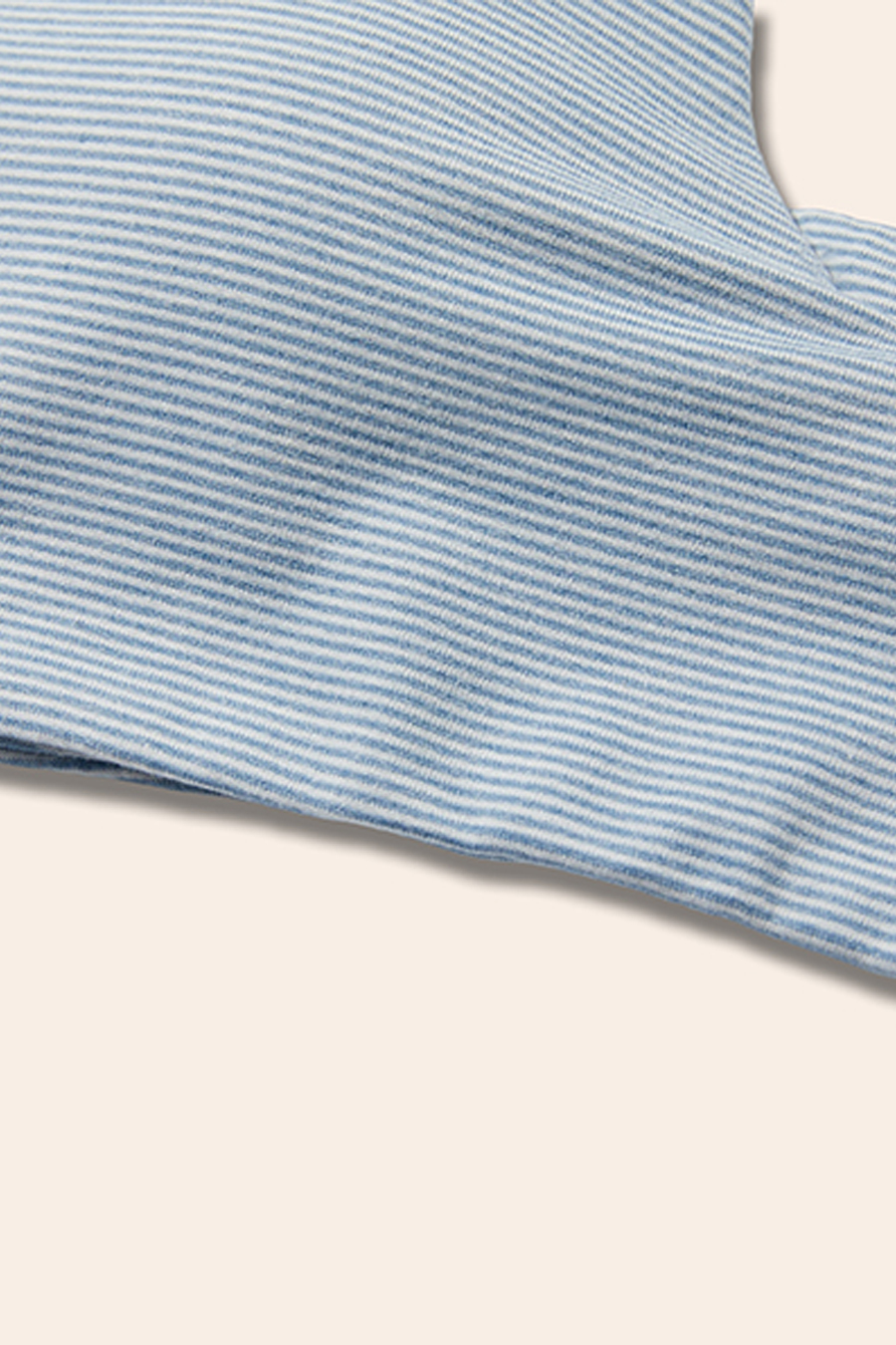 Halter Tie Striped Bikini Top|yescci-YESCCI.com