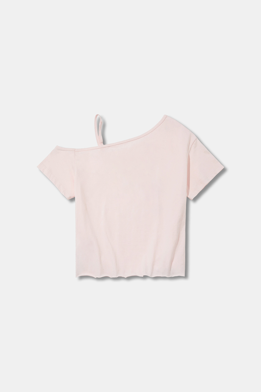 Vacation Print Asymmetrical Tee|yescci