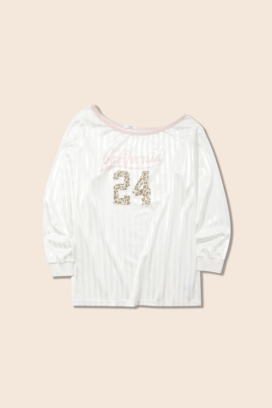 Retro Athletic Style Off-Shoulder Top|yescci