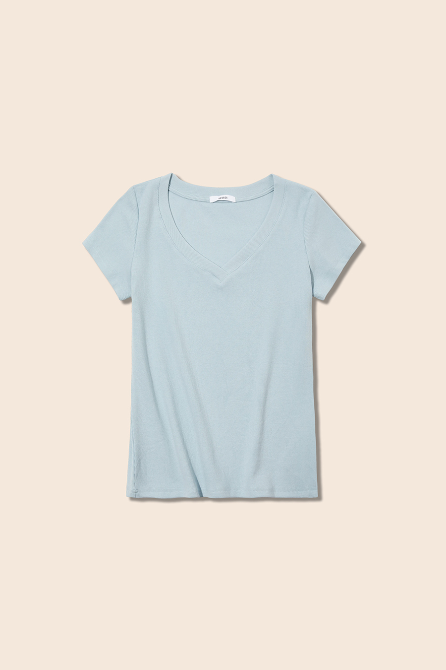 Plain V-Neck T-Shirt |yescci-YESCCI.com