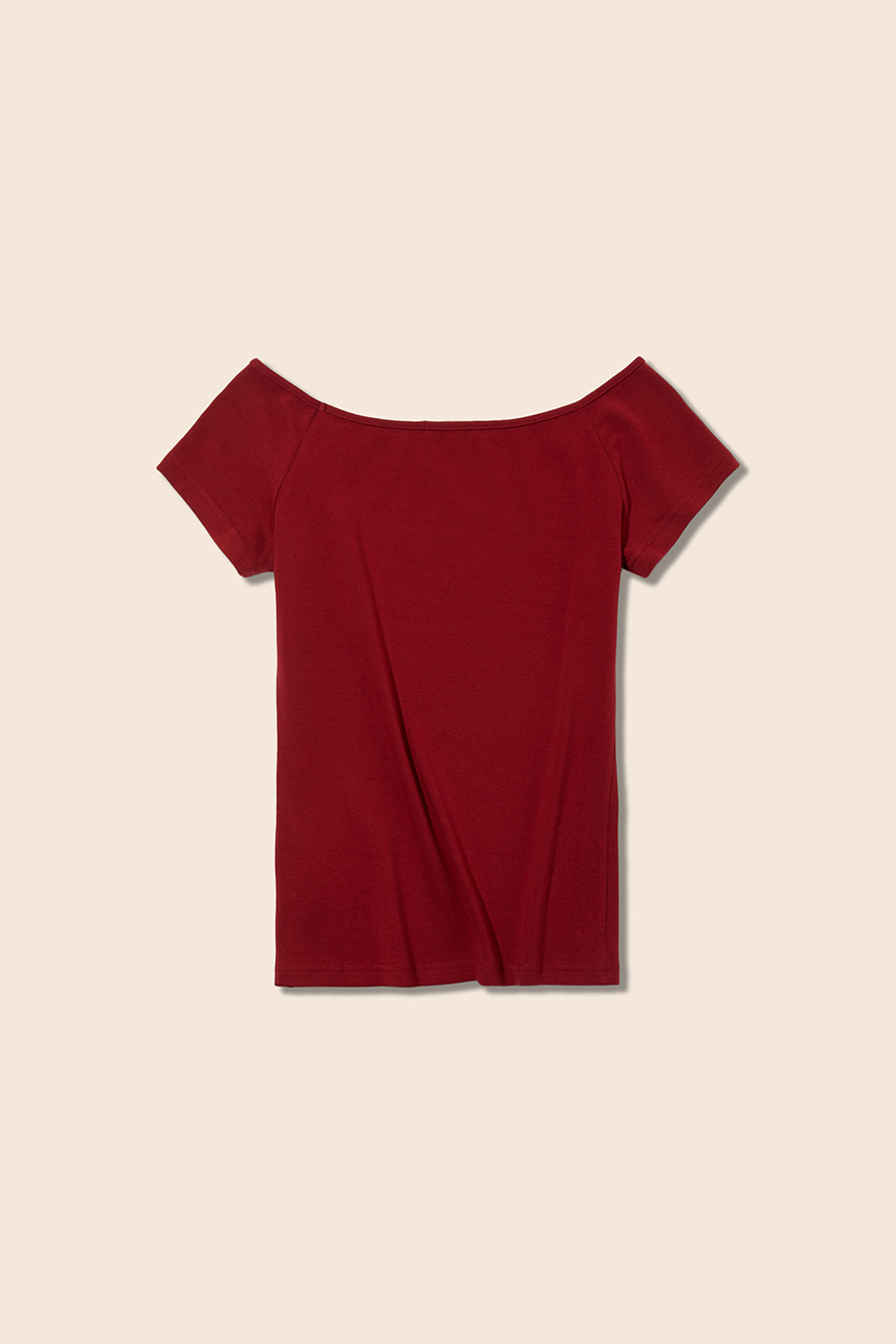 Vintage Letter Off-Shoulder Top|yescci