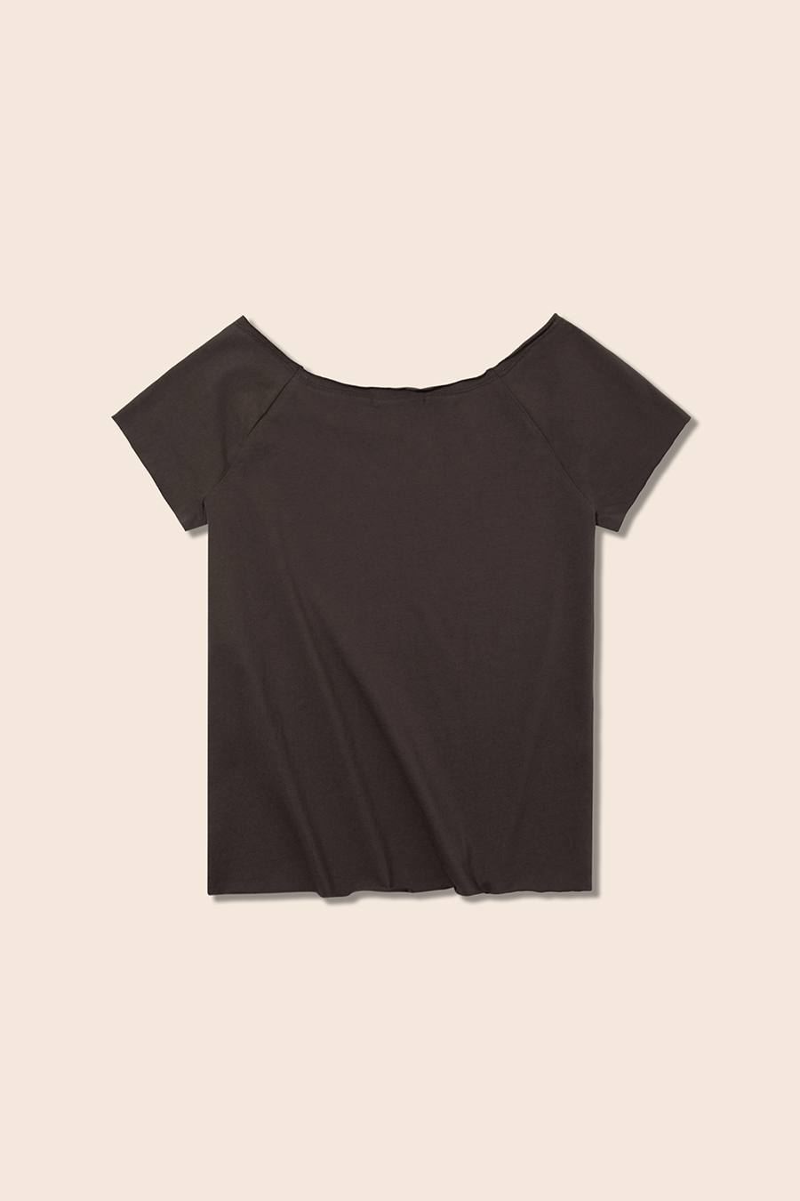 Casual Slogan Print Off-Shoulder Top|yescci