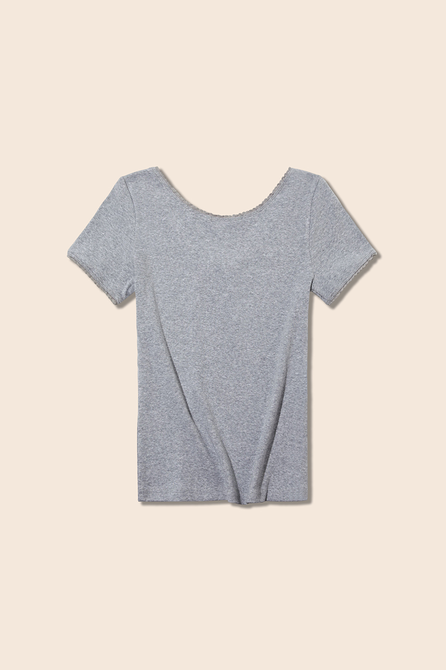 V-Neck Lace Shirt|yescci