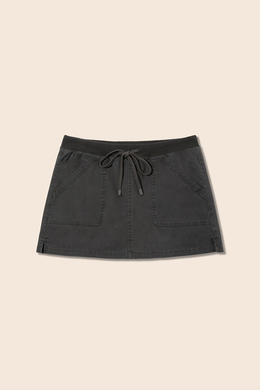 Elastic Waist Utility Mini Skirt|yescci-YESCCI.com