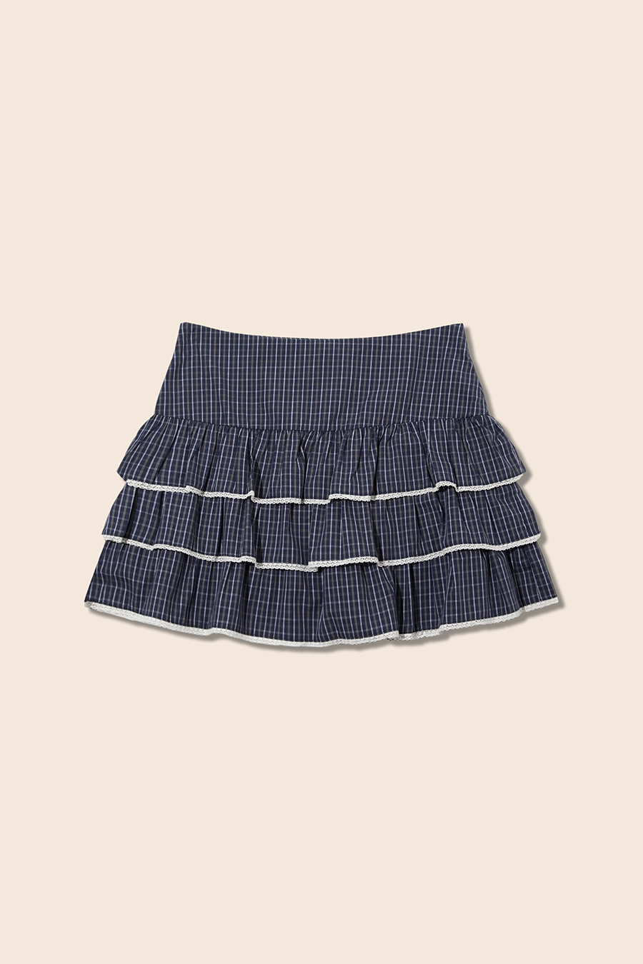 Preppy Style Plaid Ruffle Skirt|yescci-YESCCI.com