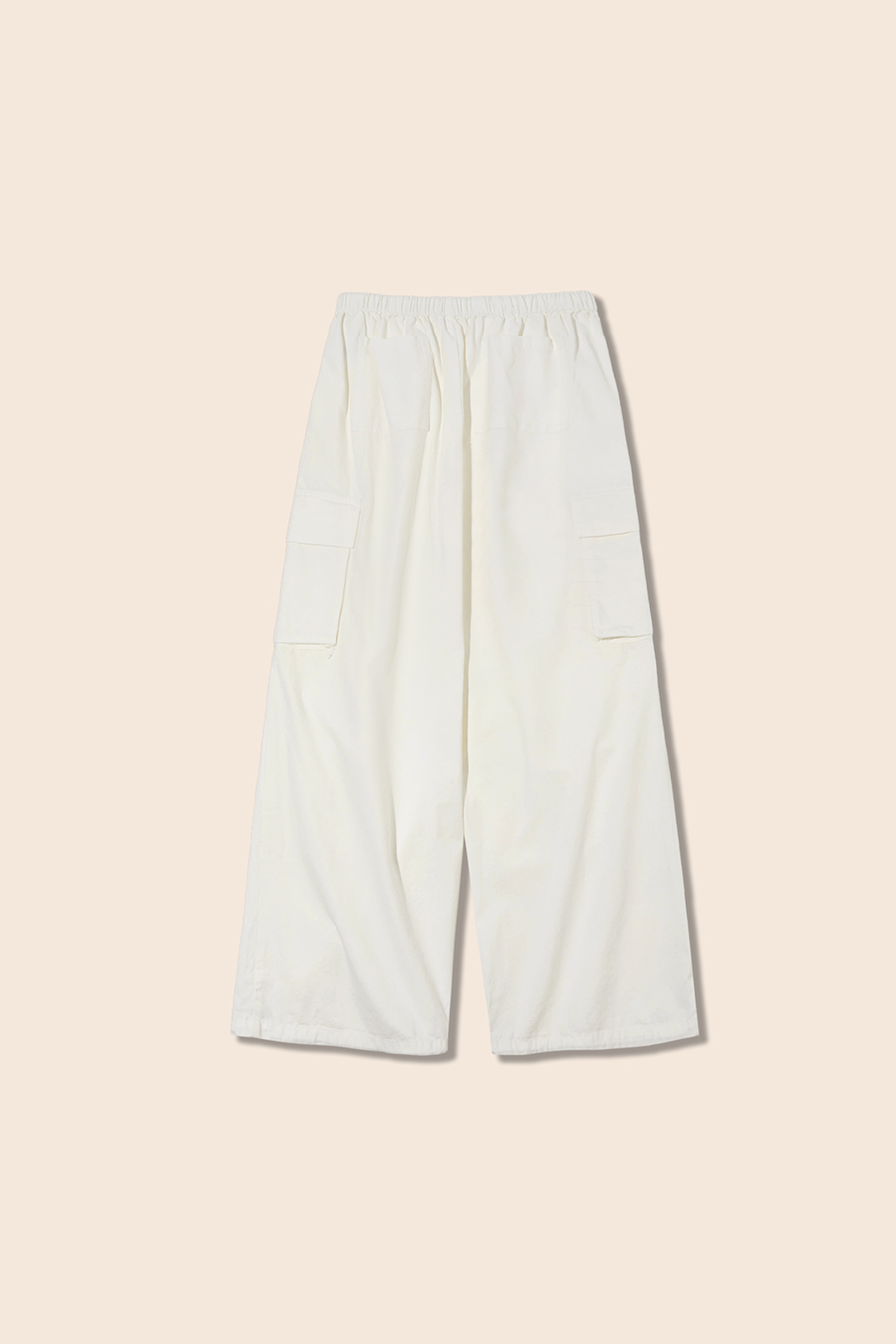 Elastic Waist Loose-Fit Cargo Pants|yescci