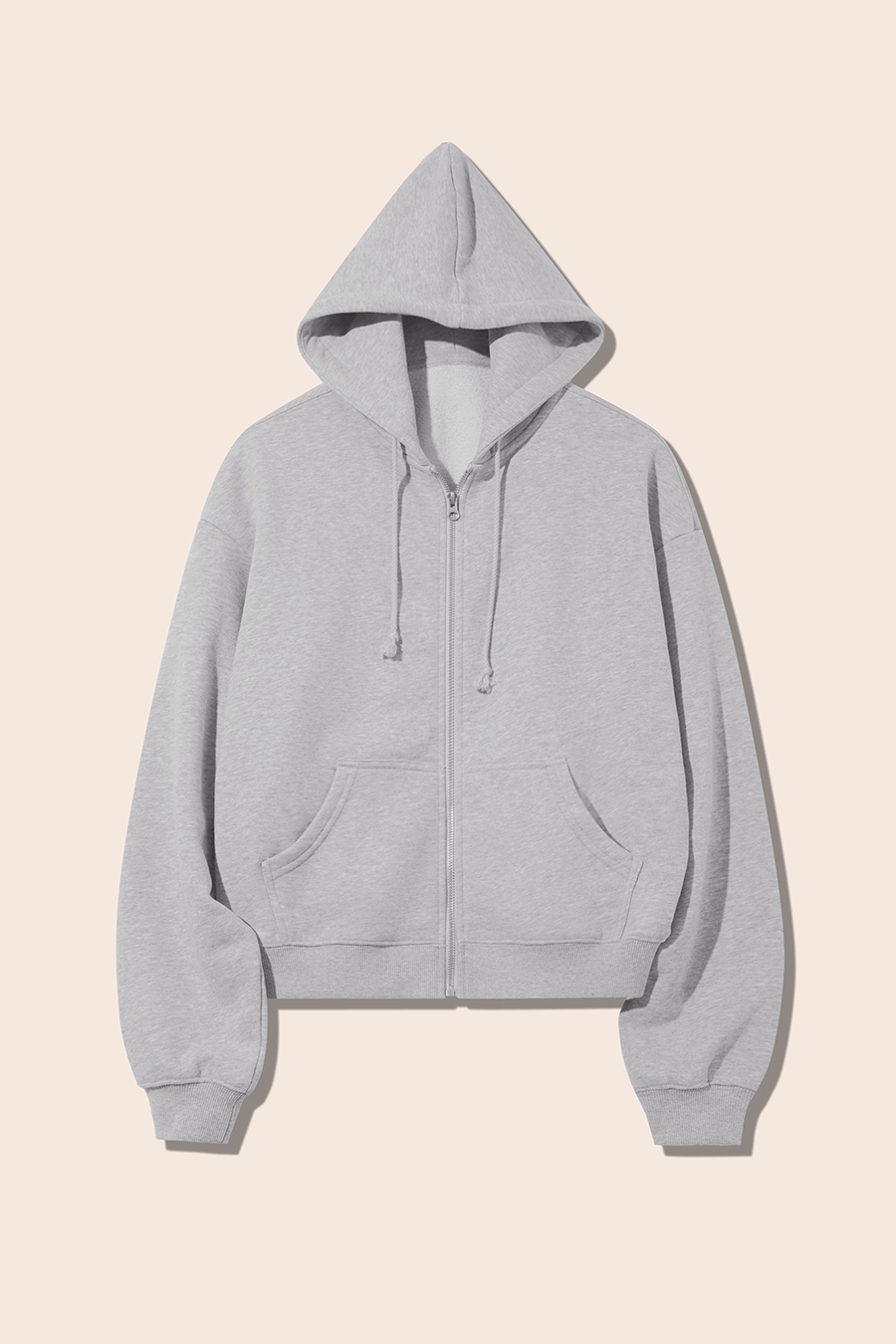 Loose Full-Zip Hoodie|yescci