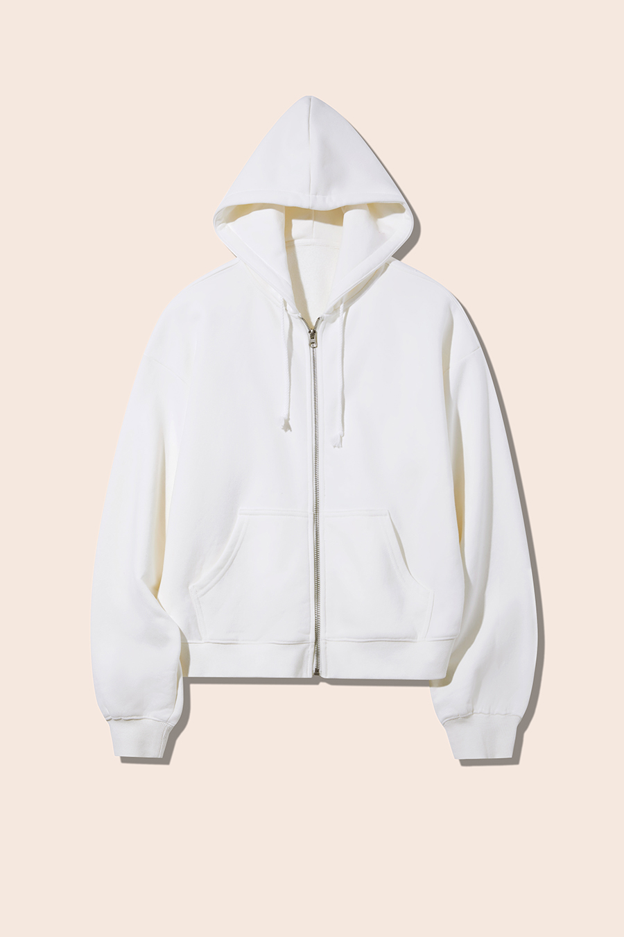 Loose Full-Zip Hoodie|yescci