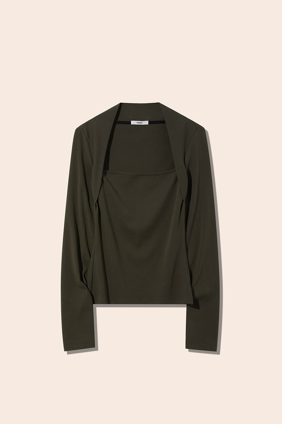 Square Neck Layered Style Blouse|yescci