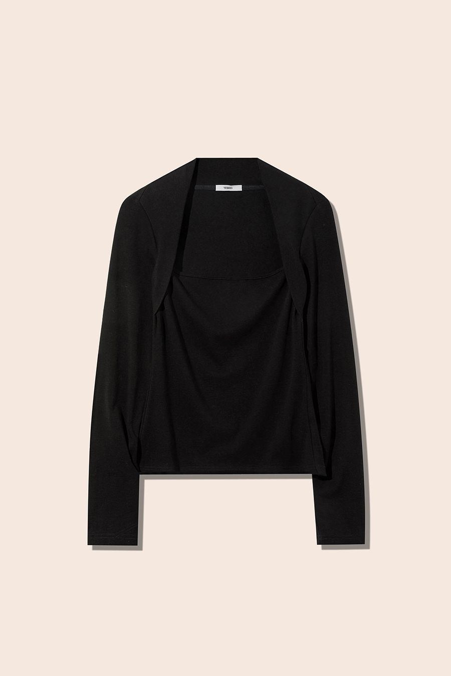 Square Neck Layered Style Blouse|yescci