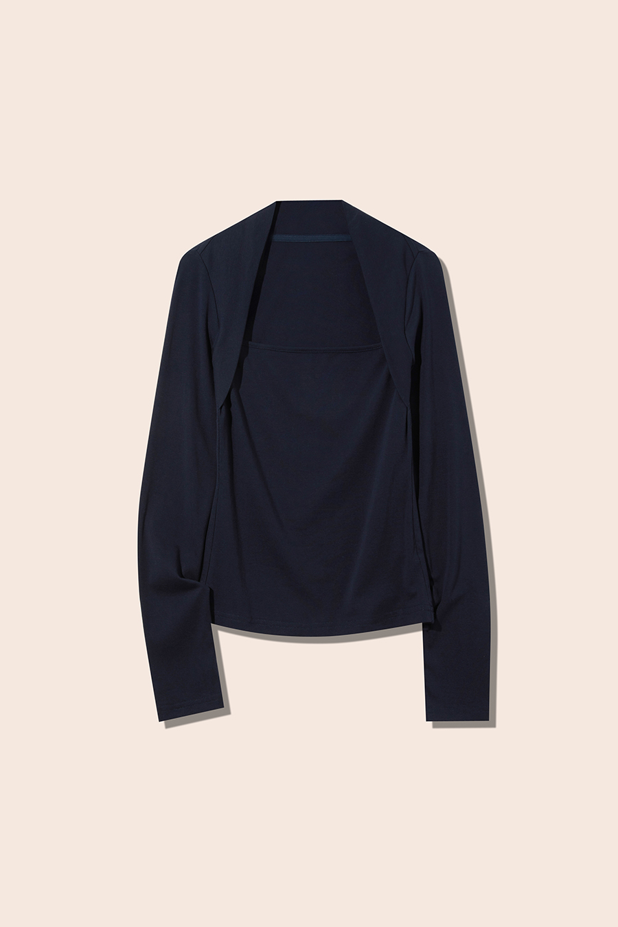 Square Neck Layered Style Blouse|yescci