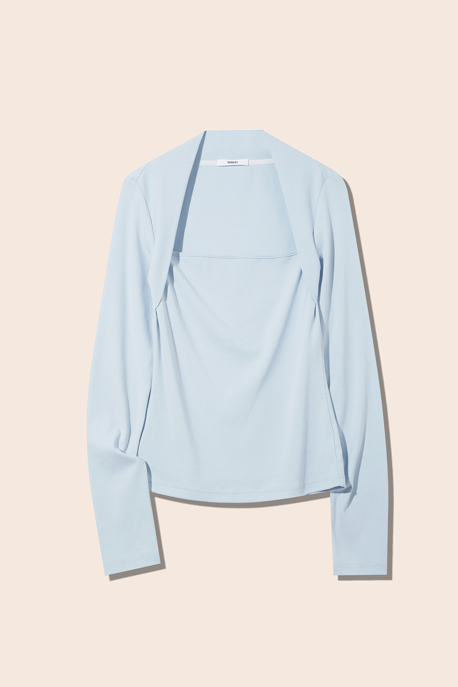 Square Neck Layered Style Blouse|yescci