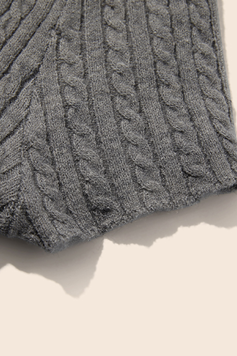 Lace Trim Collared Knit Cardigan|yescci-YESCCI.com