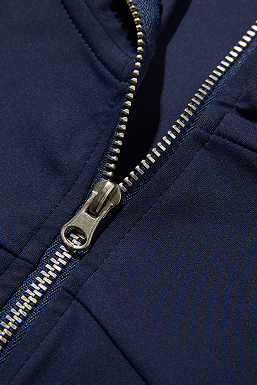 Fitted Zip-Up Hooded Jacket|yescci-YESCCI.com