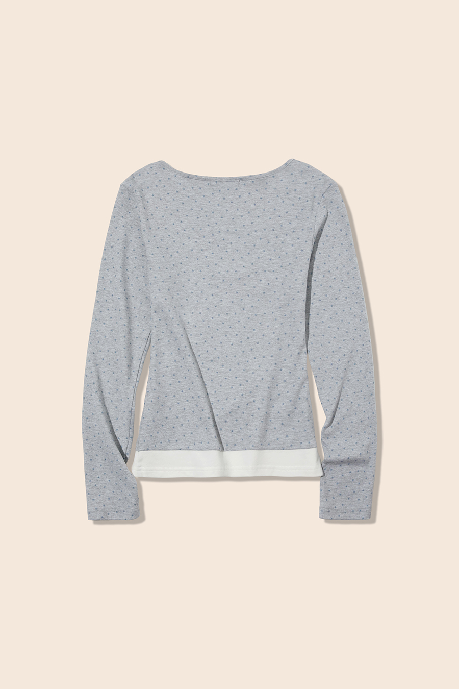 Color-Block V-Neck Blouse|yescci-YESCCI.com