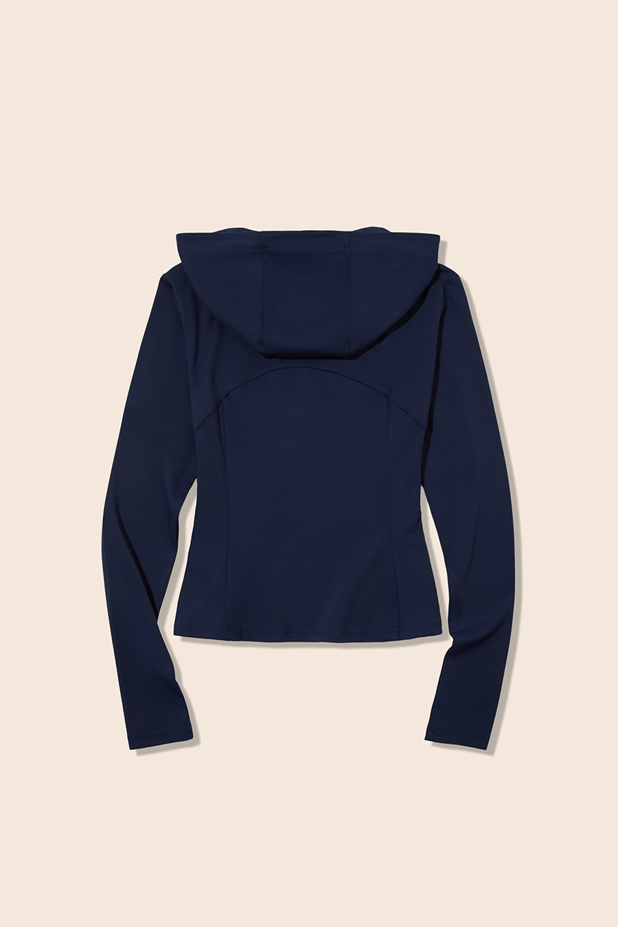 Fitted Zip-Up Hooded Jacket|yescci-YESCCI.com