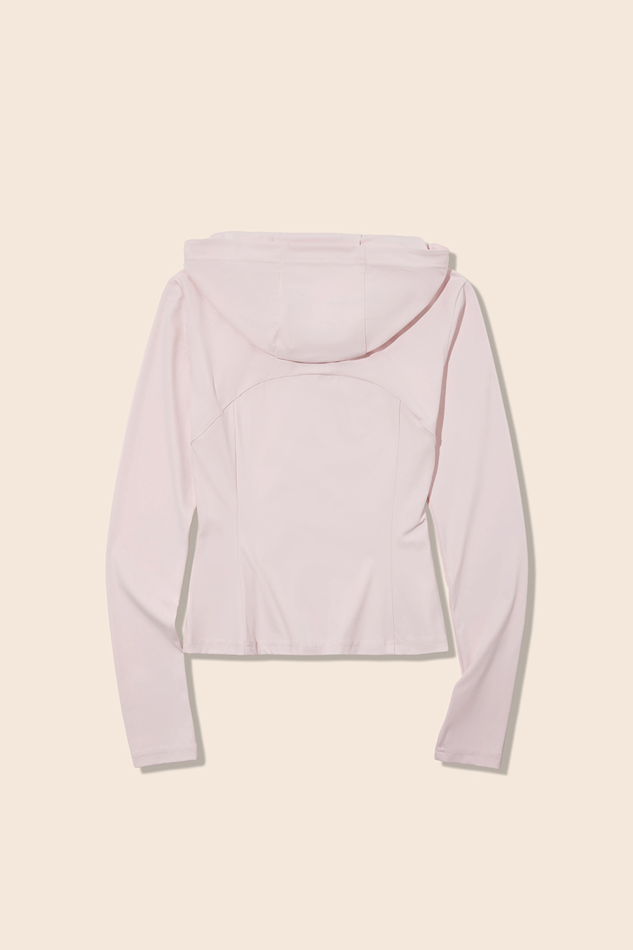 Fitted Zip-Up Hooded Jacket|yescci-YESCCI.com