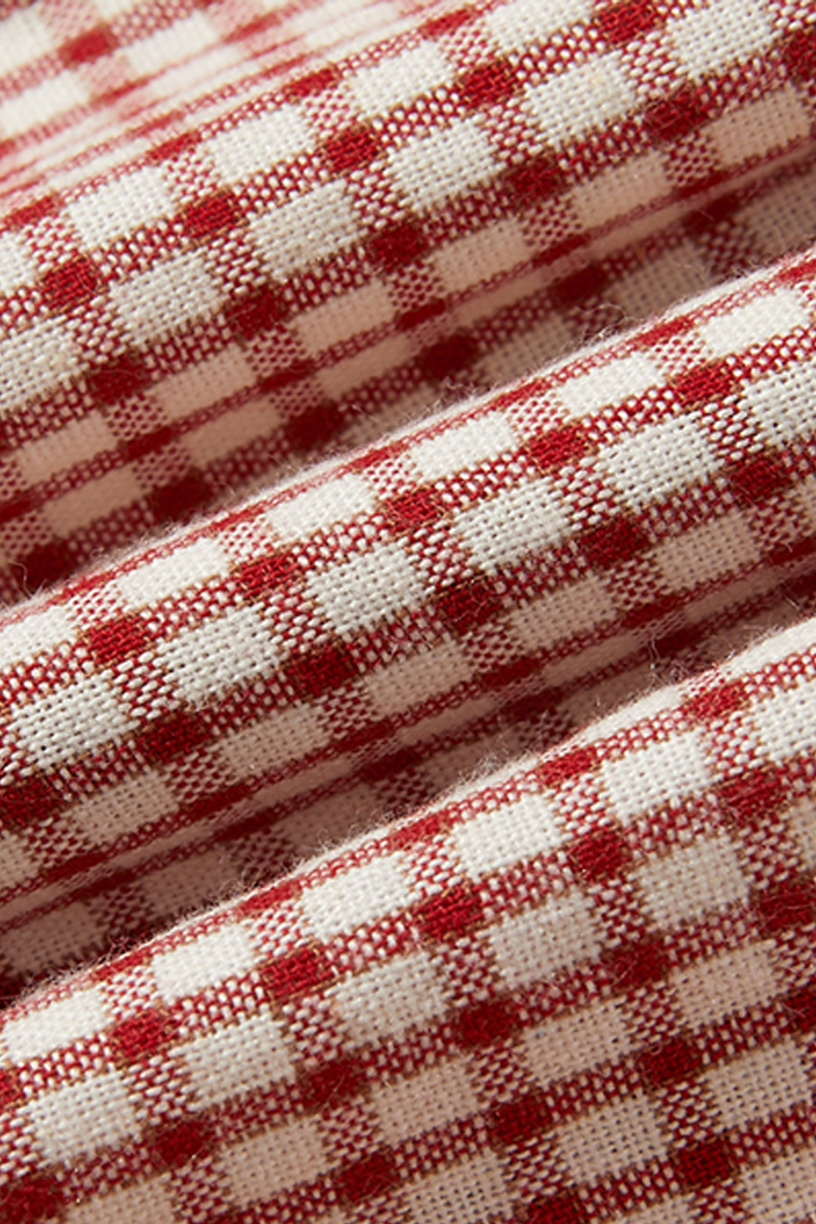 Square Neck Gingham Bustier Cami|yescci-YESCCI.com