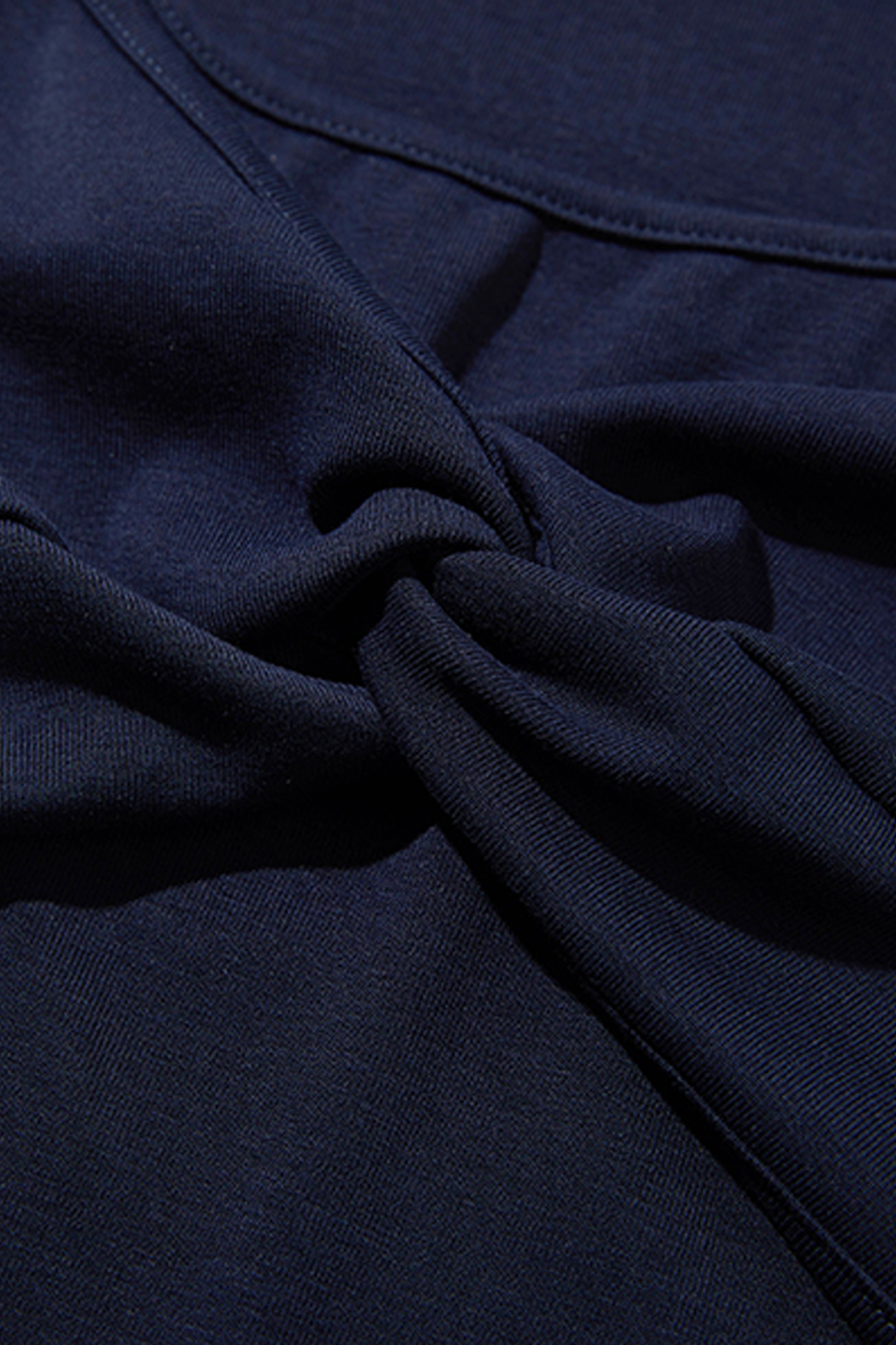 Faux Layer Halter Twist Front Tee|yescci-YESCCI.com