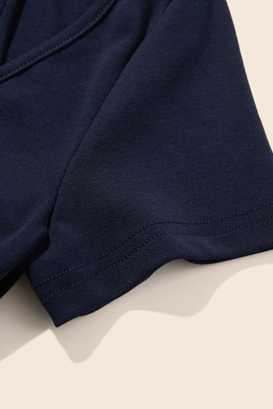 Faux Layer Halter Twist Front Tee|yescci-YESCCI.com