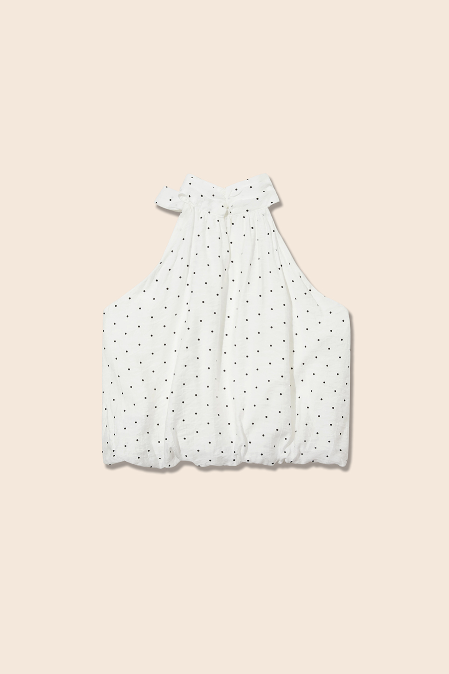 Polka Dot Off-Shoulder Top|yescci
