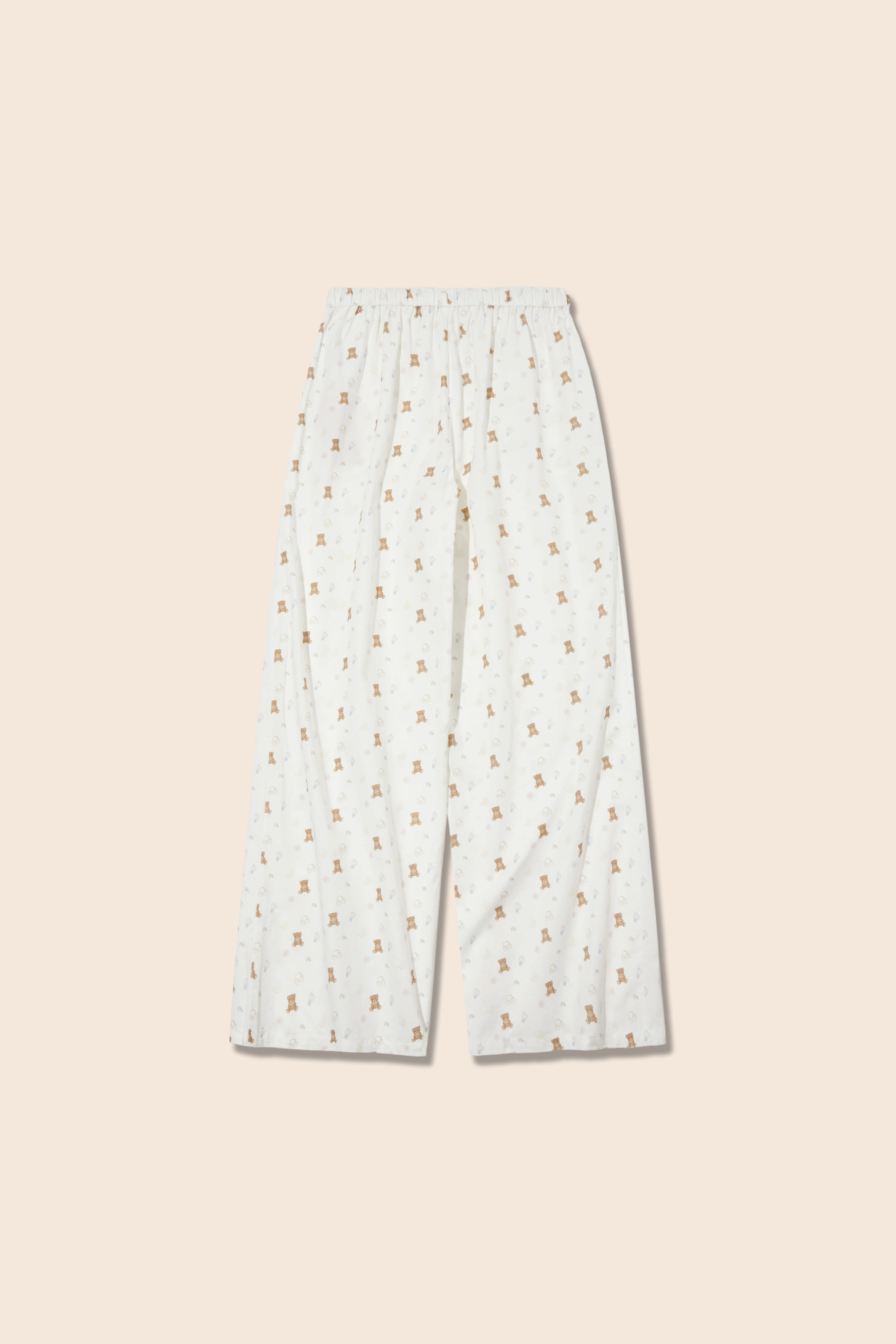 Bear Print Casual Pants|yescci