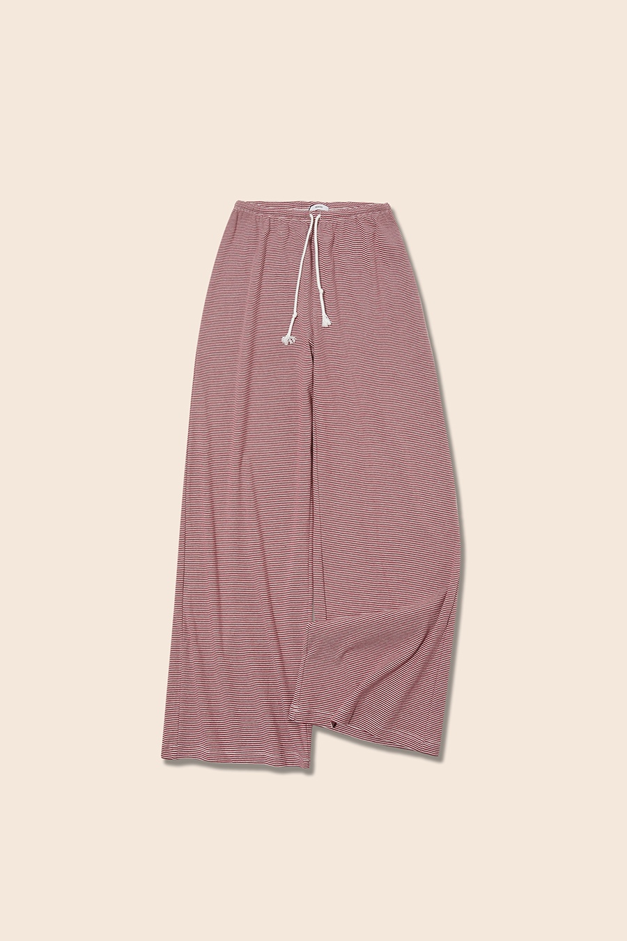Striped Drawstring Wide Leg Pants|yescci-YESCCI.com