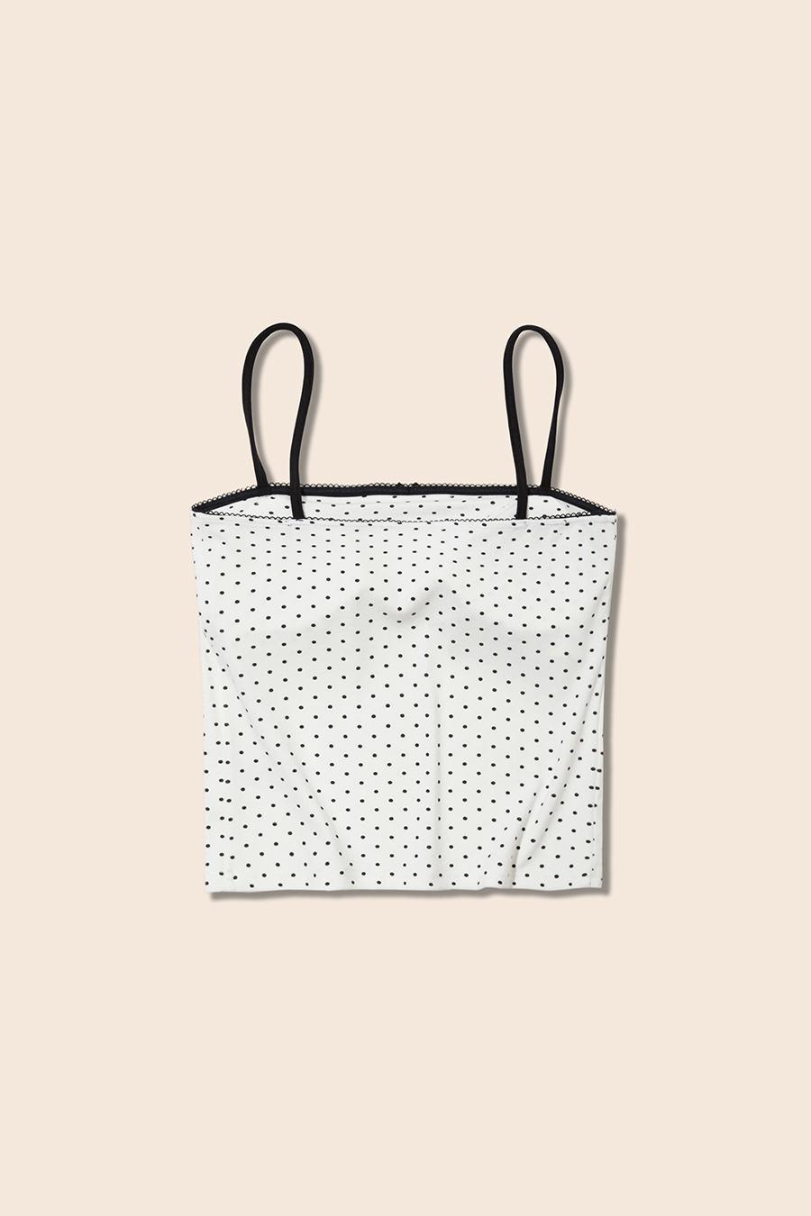 Polka Dot Bow Detail Cami|yescci-YESCCI.com