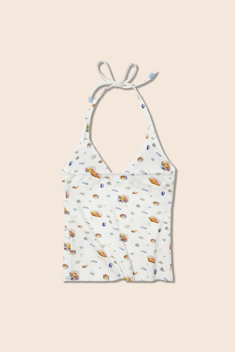Beach Vacation Seashell Halter Top|yescci-YESCCI.com