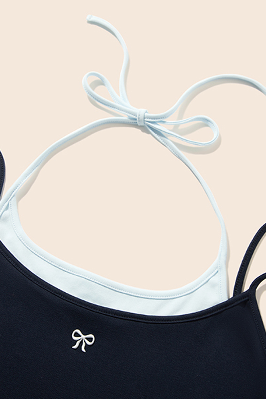 Layered-Look Halter Tank Top|yescci-YESCCI.com