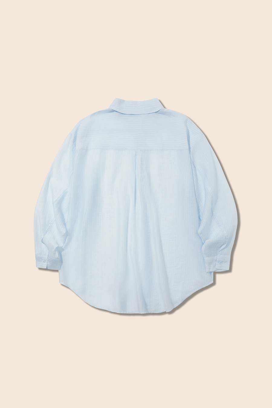 Stripe Long Sleeve Shirt|yescci-YESCCI.com