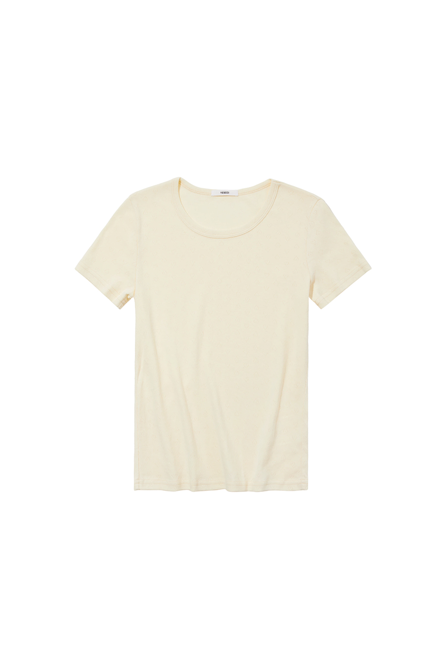 Lace Trim T-Shirt|yescci-YESCCI.com