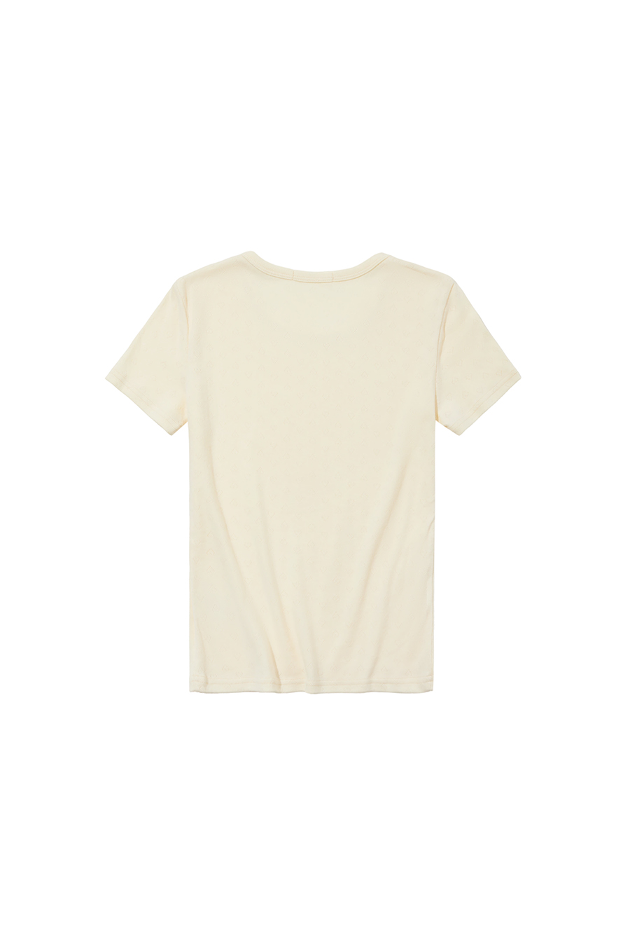 Lace Trim T-Shirt|yescci-YESCCI.com