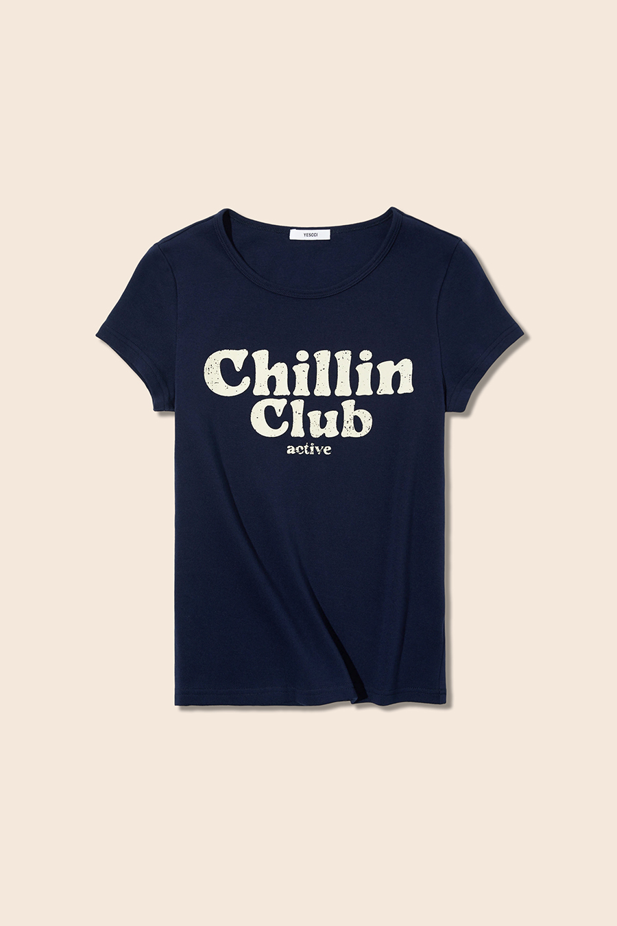 Chillin Club Retro Slim Fit Tee|yescci