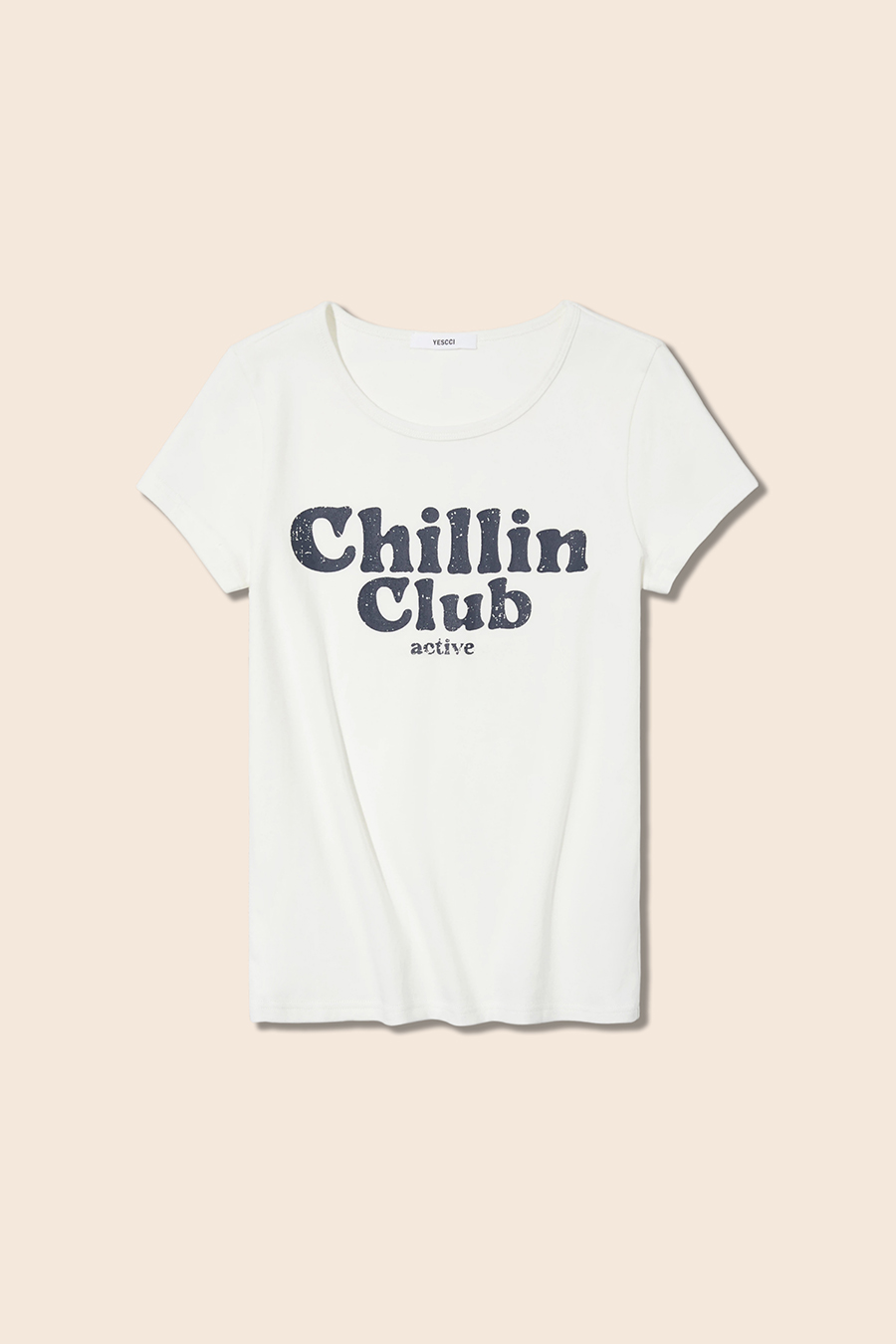Chillin Club Retro Slim Fit Tee|yescci