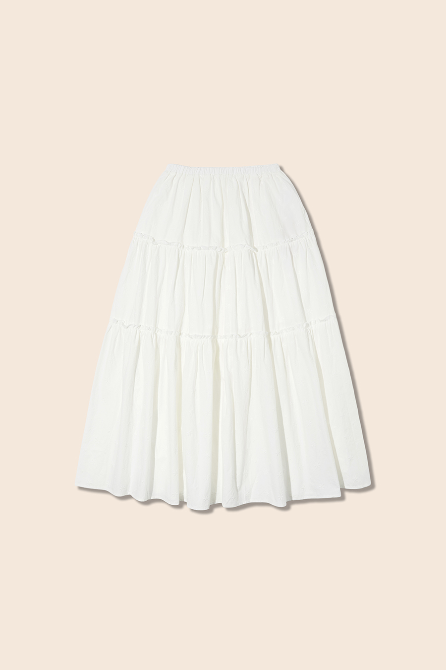 Cottagecore White Tiered Skirt|yescci