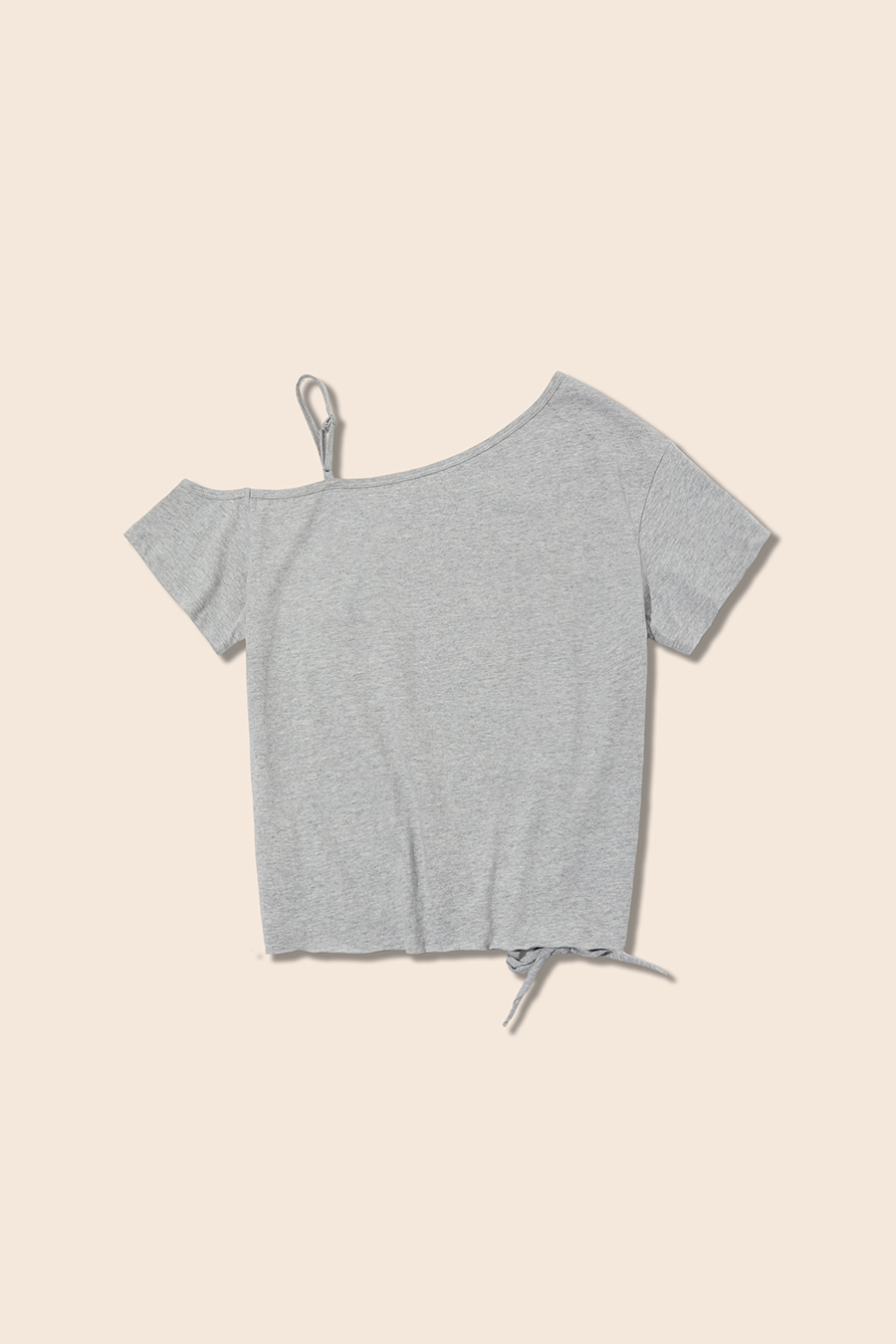 Vacation Print Asymmetrical Tee|yescci