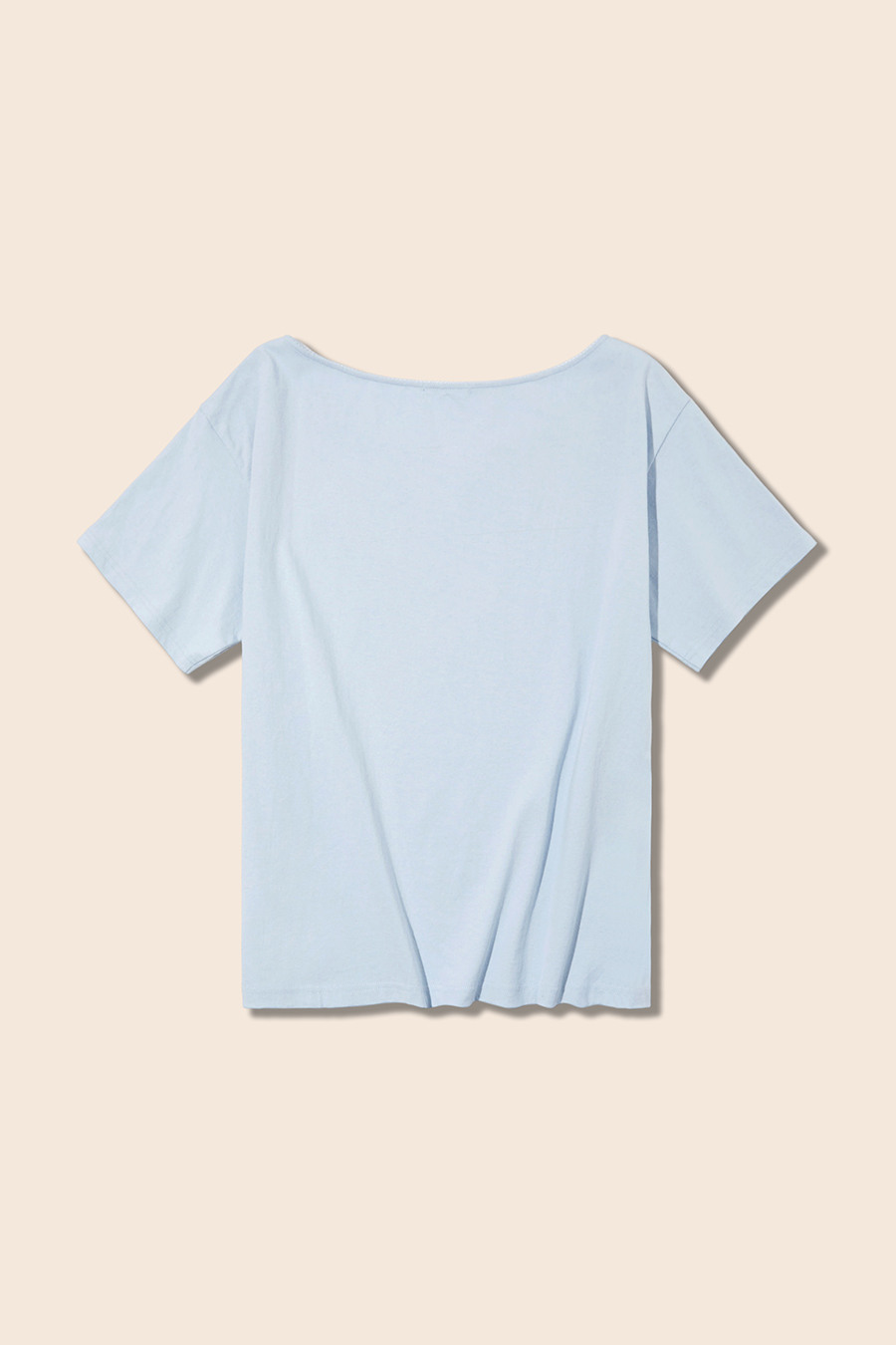 Wide Neck Graphic T-Shirt|yescci