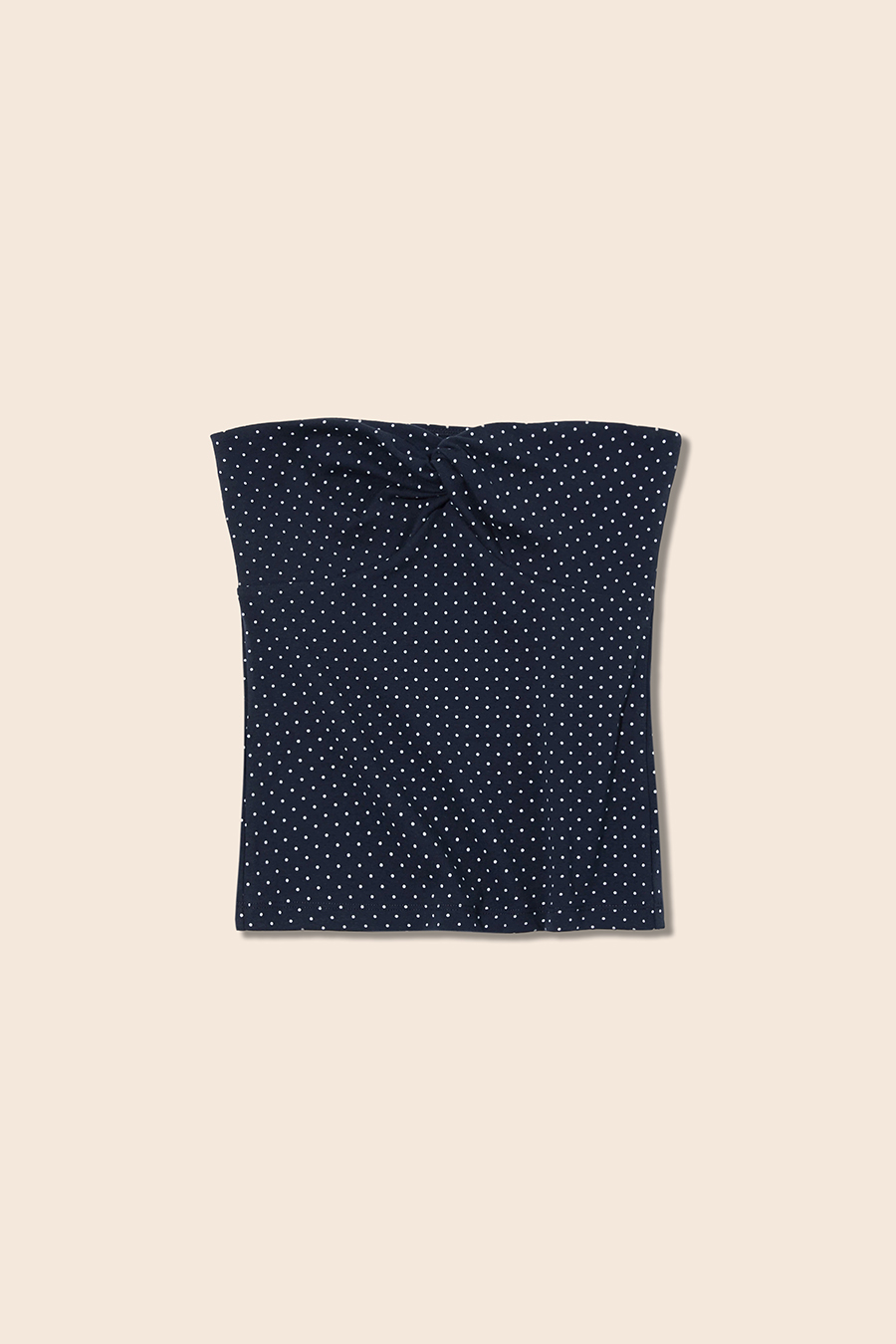 Twist Knot Polka Dot Tube Top|yescci