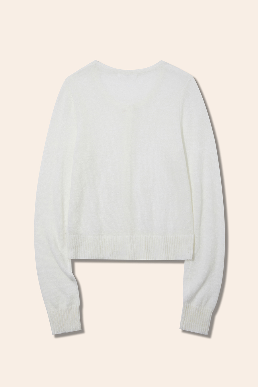Delicate Scallop Edge Knit Top|yescci-YESCCI.com