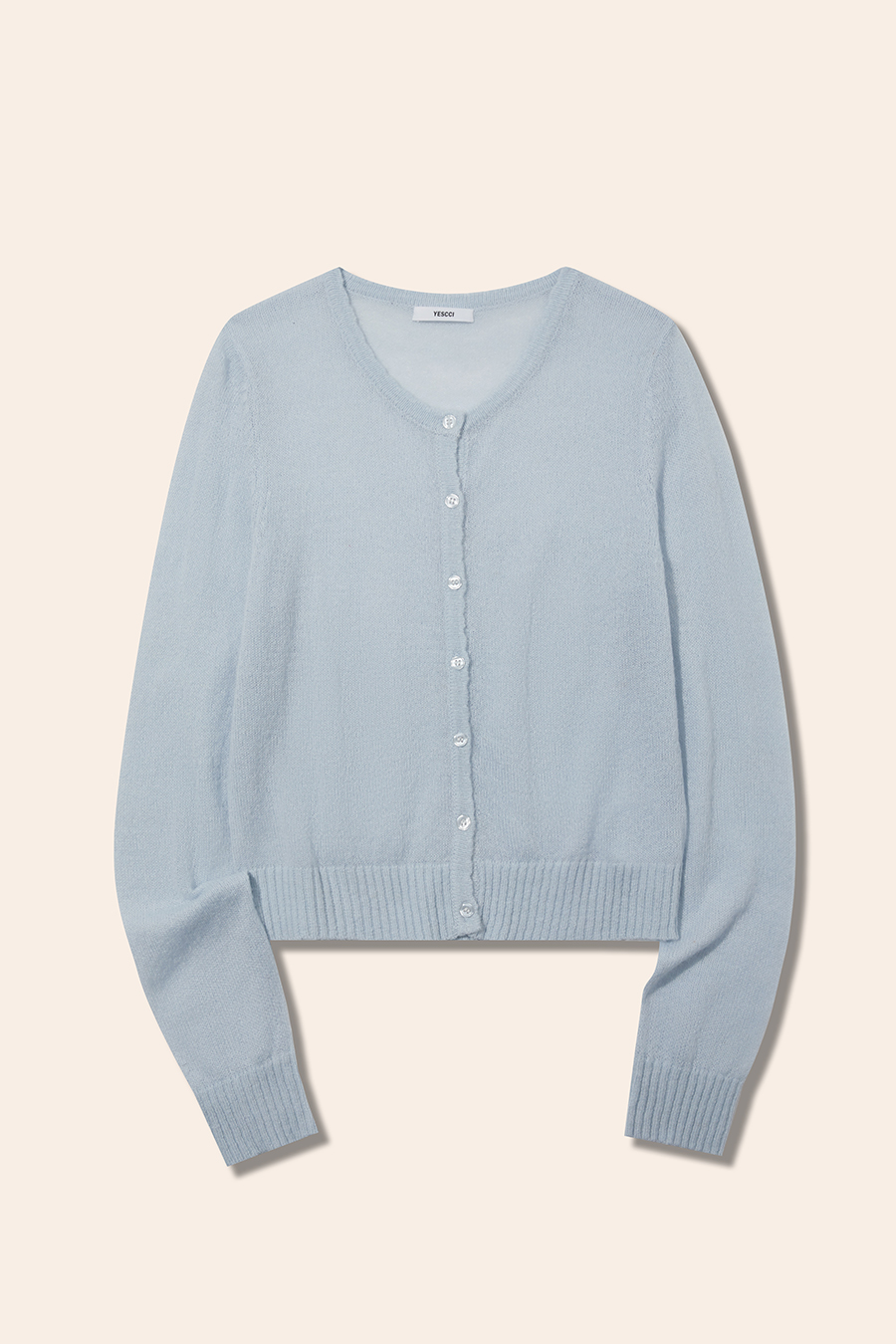 Delicate Scallop Edge Knit Top|yescci-YESCCI.com