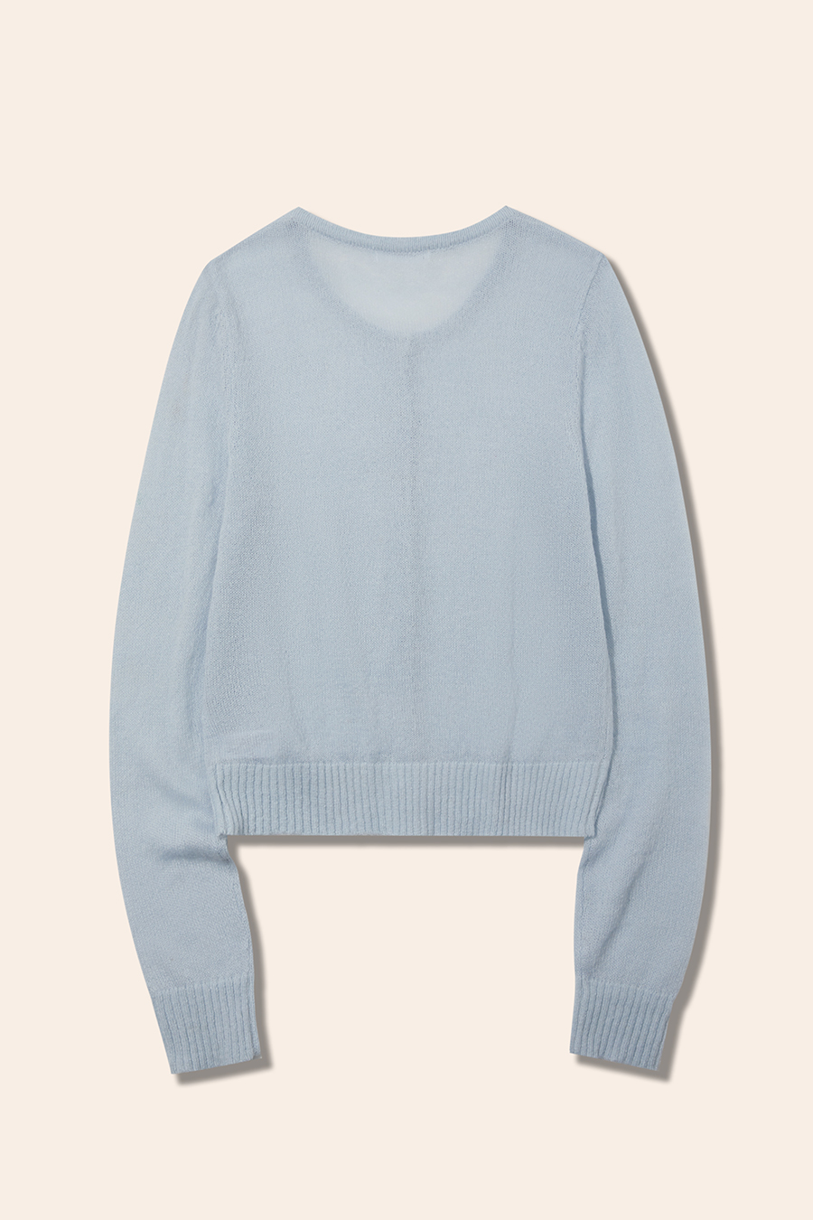 Delicate Scallop Edge Knit Top|yescci-YESCCI.com