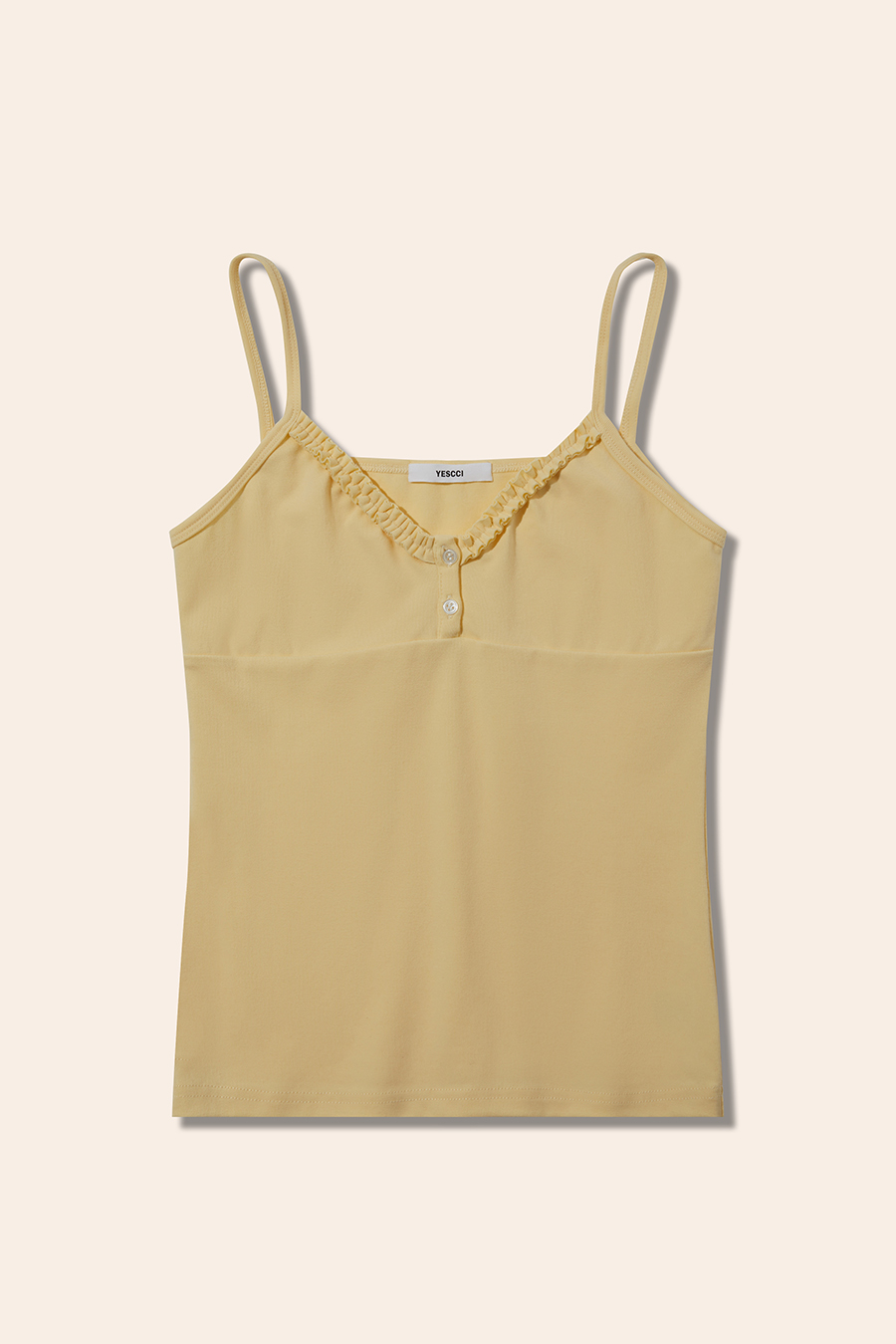 Lace Trim Tank Top|yescci-YESCCI.com