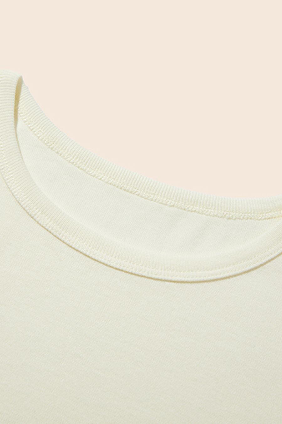 Slim Fit Plain Crew Neck Tee|yescci-YESCCI.com