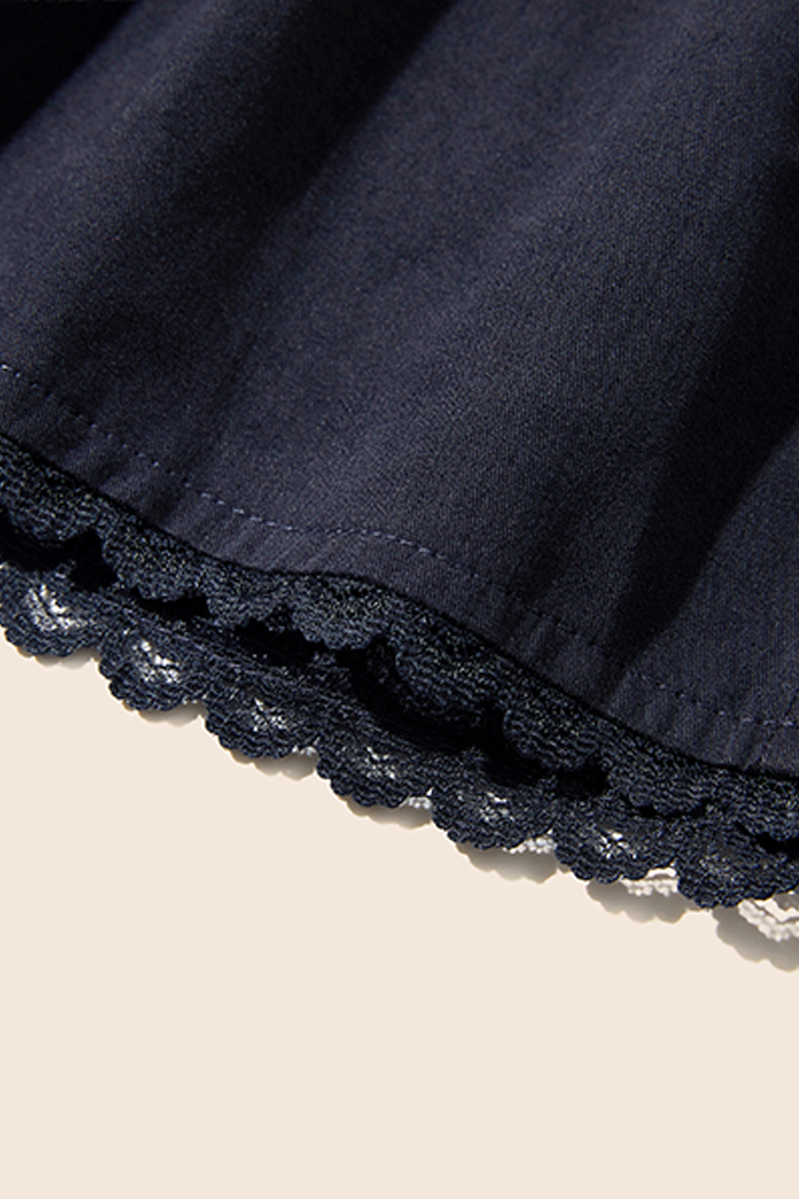 Lace Hem Tiered Mini Skirt|yescci-YESCCI.com