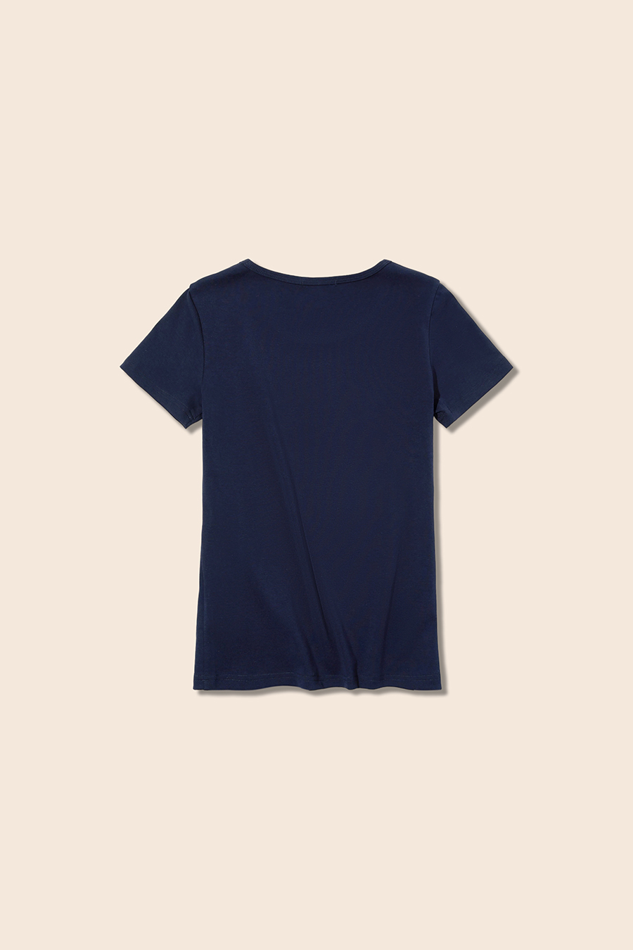 U-Neck Letter Print Short Sleeve Tee|yescci