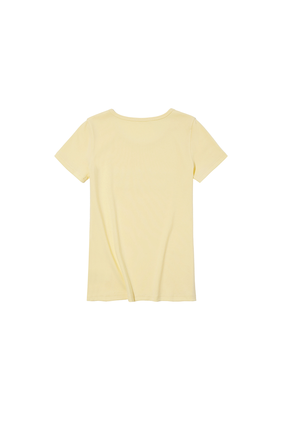 U-Neck Letter Print Short Sleeve Tee|yescci